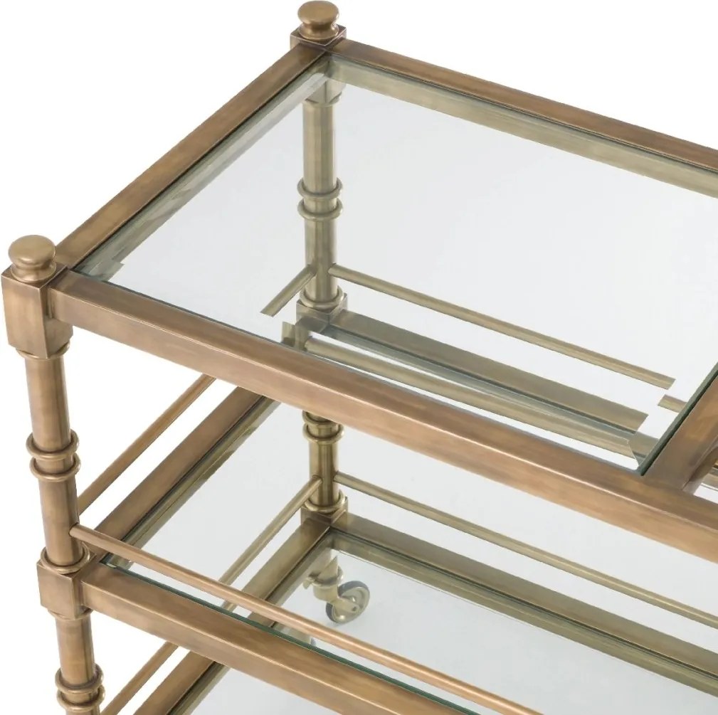 Gheridon, Masuta cu roti design LUX Alexia