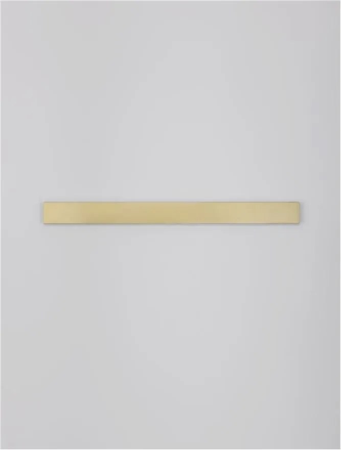 Aplica LED pentru baie cu protectie IP44 SELINE aurie L-90cm