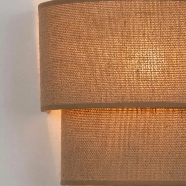 Brilagi - Aplică LED de perete BOHO ECO 1xE27/10W/230V bej