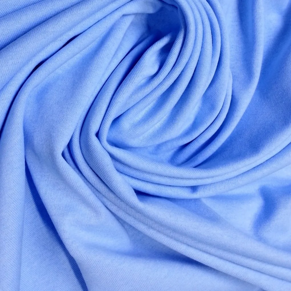 Cearceaf de bumbac 160x70 cm - albastru deschis