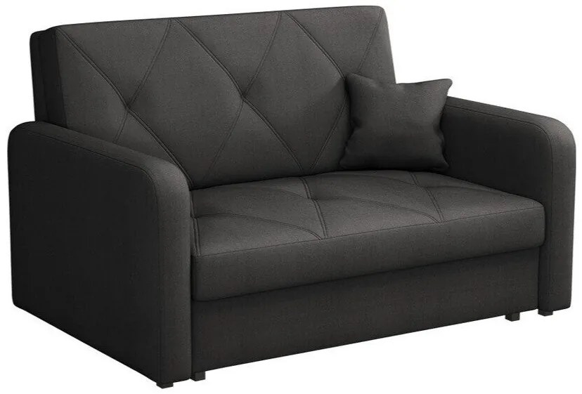 Canapea extensibilă Columbus 168 Cutie de pat, 85x133x100cm, 57 kg, Picioare: Metal, Lemn: Pin