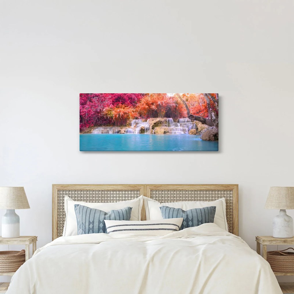 Tablou lagyna turcuaz, Laos, Tat Kuang Si (120x50 cm)