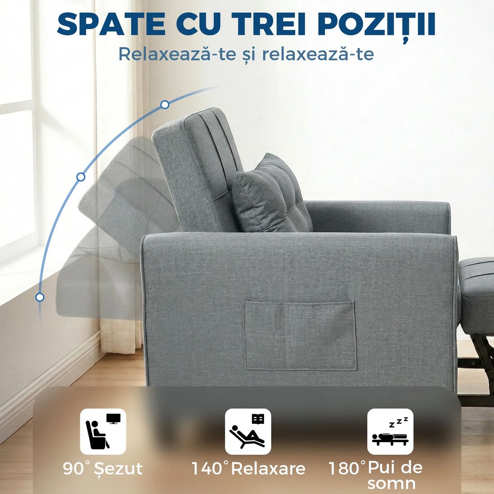 HOMCOM fotoliu transformabil | Aosom Romania