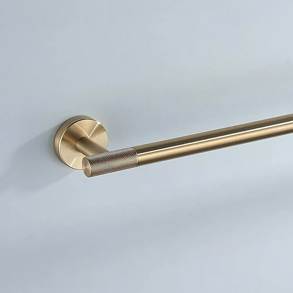 Cuier de baie 6603 Modern Brush Gold