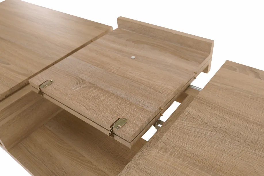 Masă dining,  stejar, 160-200x90 cm, BONET NEW TIP 2
