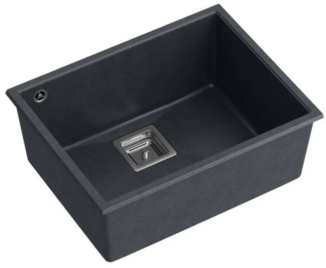 Chiuveta din granit DAVID 50 negru metalic