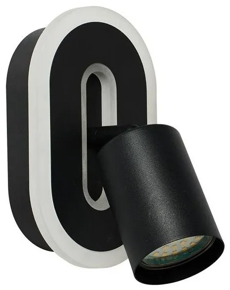 Aplica de perete cu spot metal negru San Diego