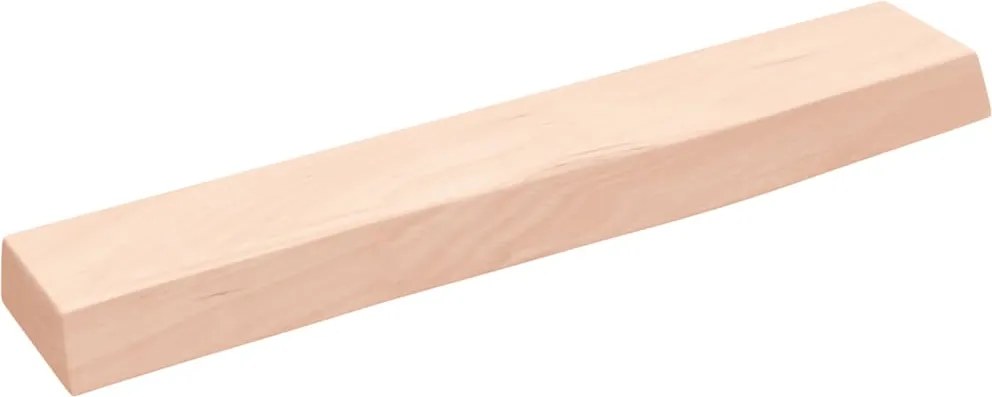vidaXL Poliță de perete, 60x10x4 cm, lemn masiv de stejar netratat