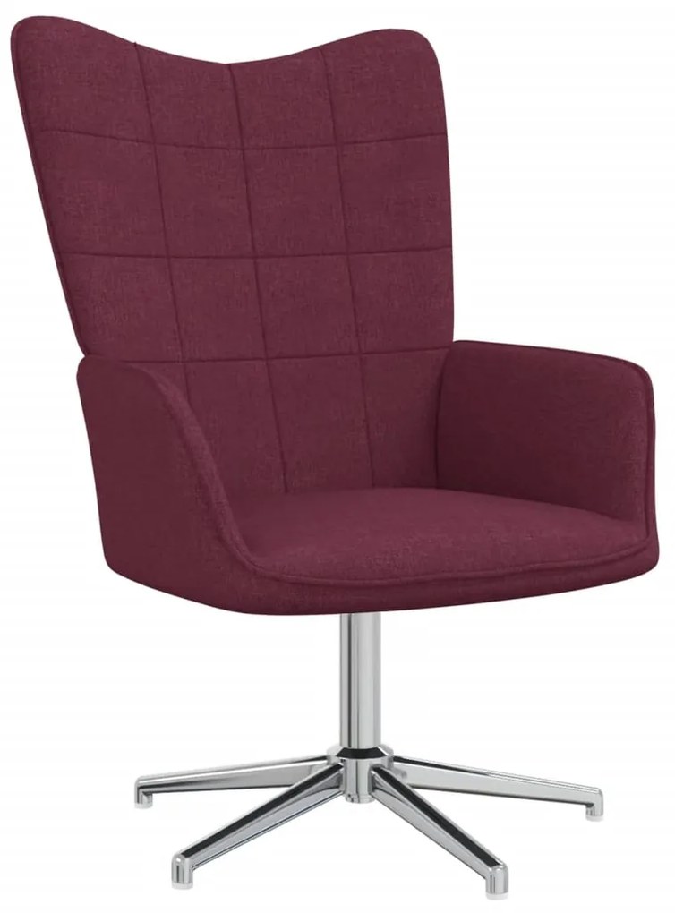 Scaun de relaxare, violet, material textil
