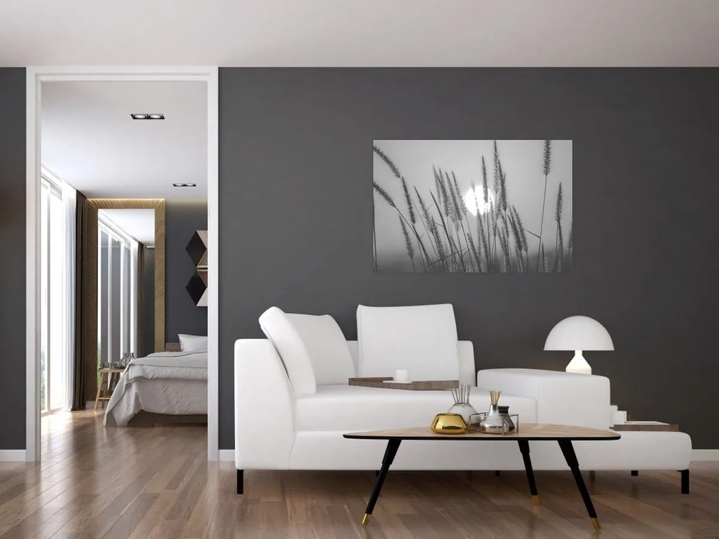 Tablou - Pajiște la apus (90x60 cm)