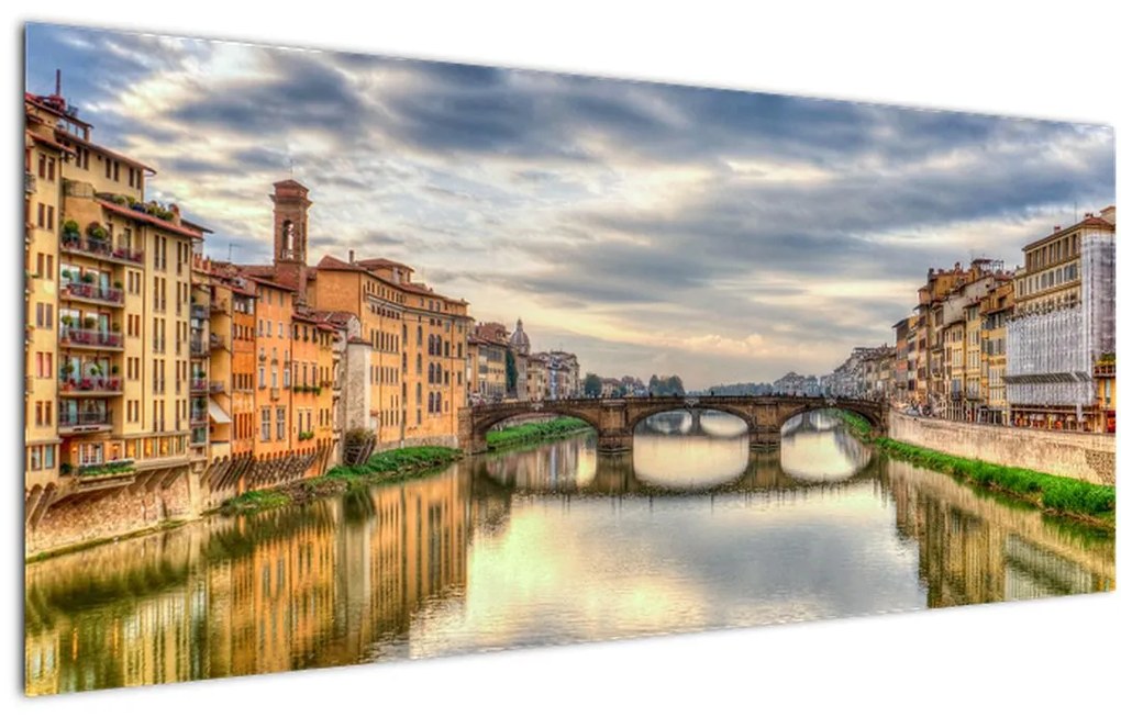 Tablou - Pod peste râu (120x50 cm)