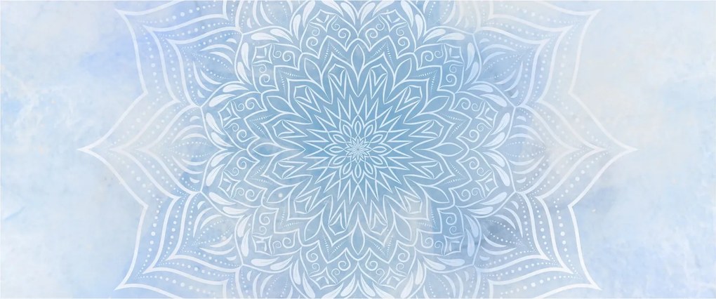 Tablou - mandala de iană (120x50 cm)
