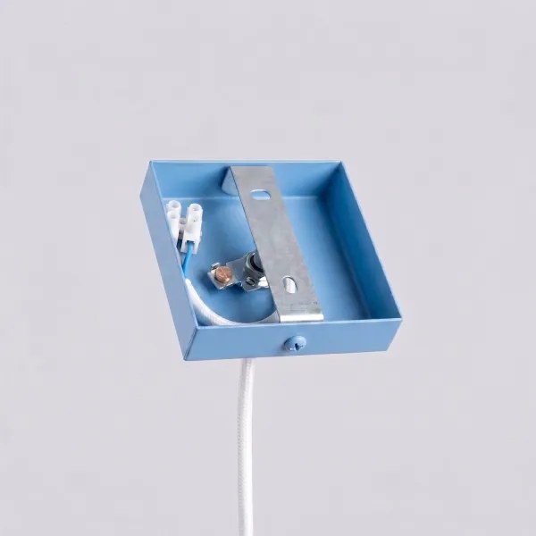 Sollux SL.2149 - Pendul pe cablu PASTELO 1xG9/8W/230V albastru