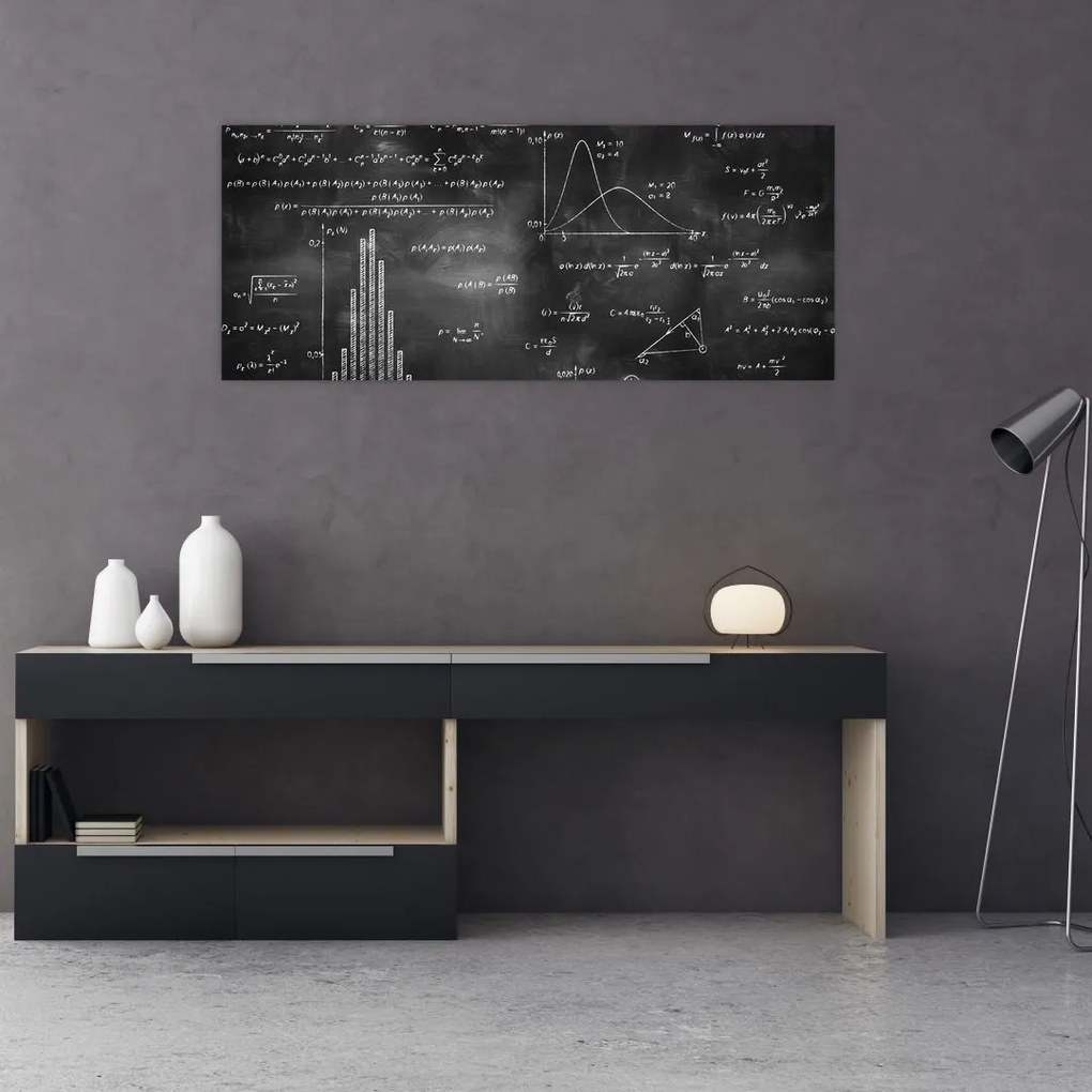 Tablou - Dragoste de numere (120x50 cm)