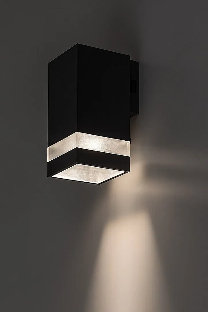 Aplica LED CCT perete exterior IP65 Urfa Line antracit