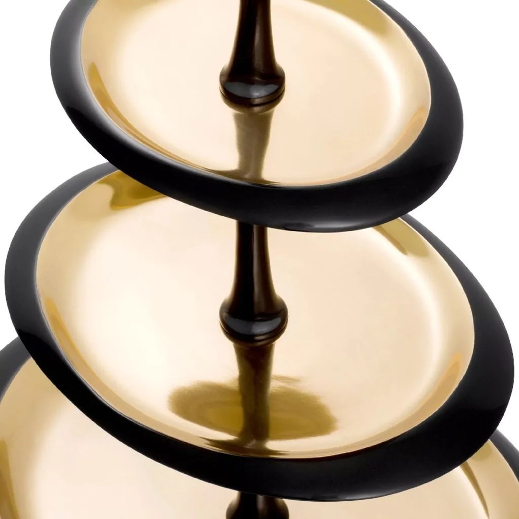 Suport prajituri, Trei platouri etajate design LUX Gitano L