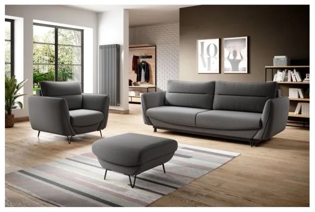 Scaune Set 236cm Gri
