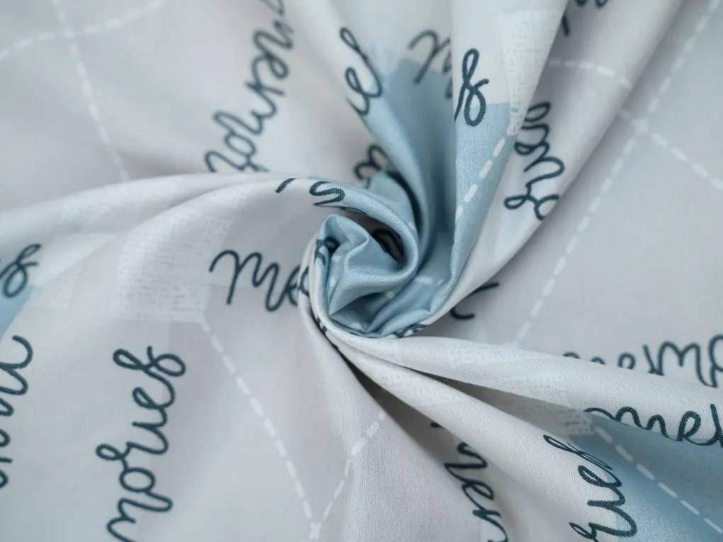 Lenjerie din microfibra GALDAR albastru Dimensiune lenjerie de pat: 70 x 80 cm | 140 x 200 cm