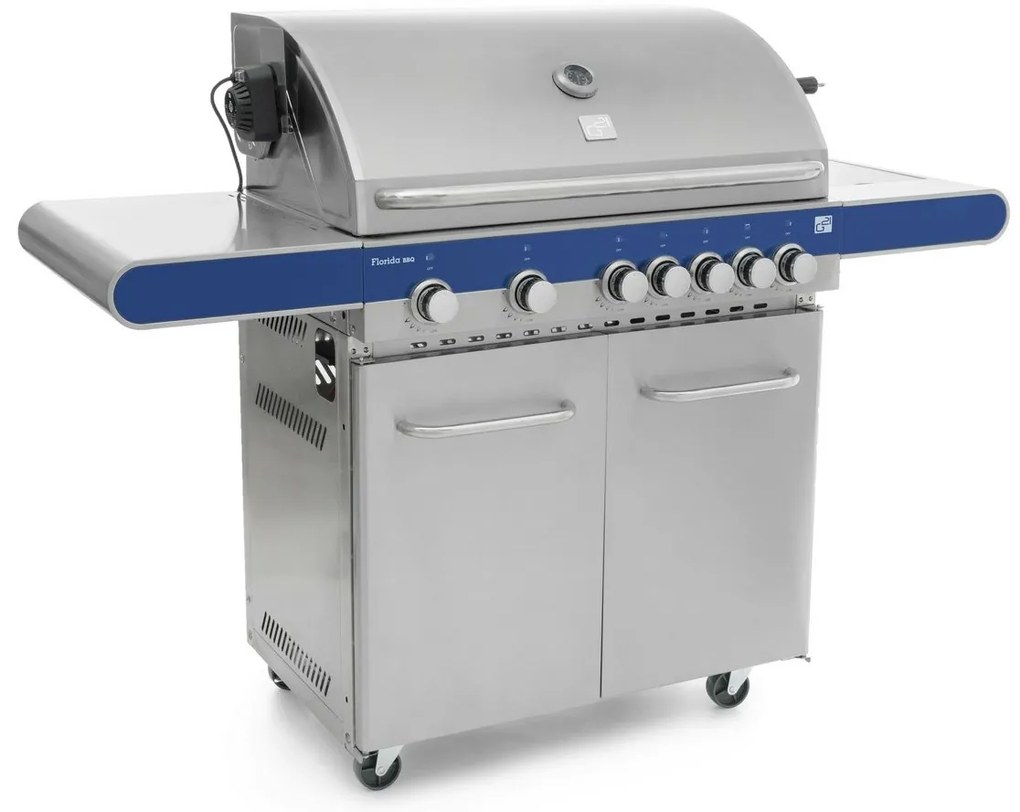 Grătar cu gaz G21 Florida BBQ Premium line, 7arzătoare + reductor gratuit