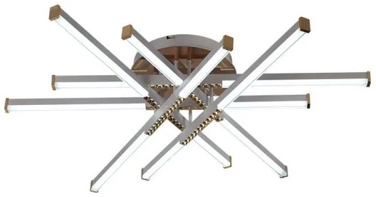 Lustră LED dimabilă aplicată LED/90W/230V 3000-6500K + telecomandă