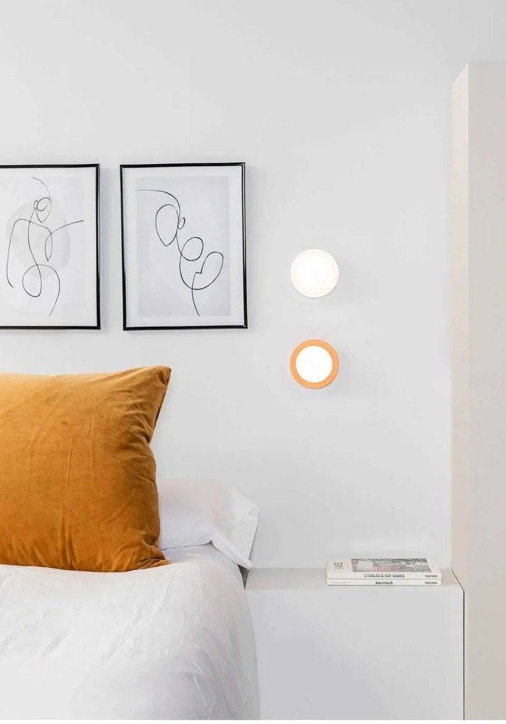Mini Aplica LED de perete / tavan design modern IP44 MAY White