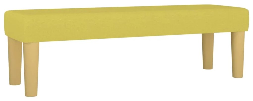 346659 vidaXL Bancă, verde, 100x30x30 cm, textil
