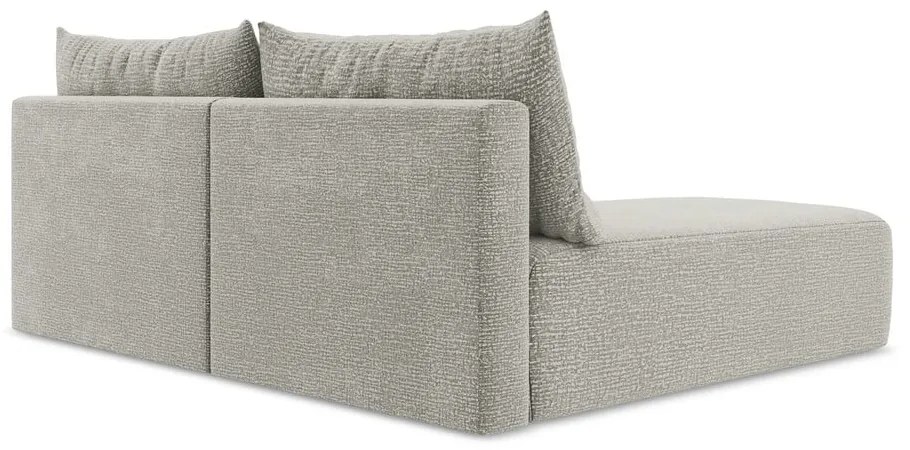 Colțar gri deschis extensibil/cu spațiu de depozitare (cu colț pe partea stângă) Kalena – Makamii