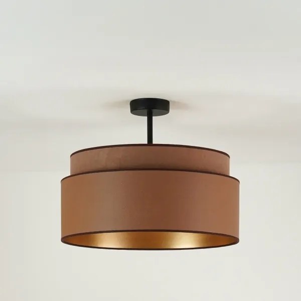 Brilagi - Plafonieră OREGON VEGE 1xE27/15W/230V, Ø 45 cm, maro