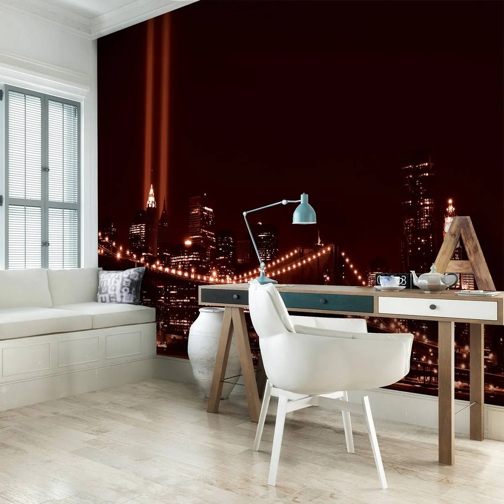 Fototapet - New York Brooklyn Bridge City (152,5x104 cm)