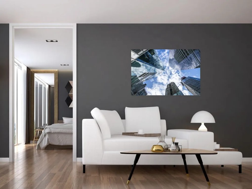 Tablou cu zgârie-norii (90x60 cm)