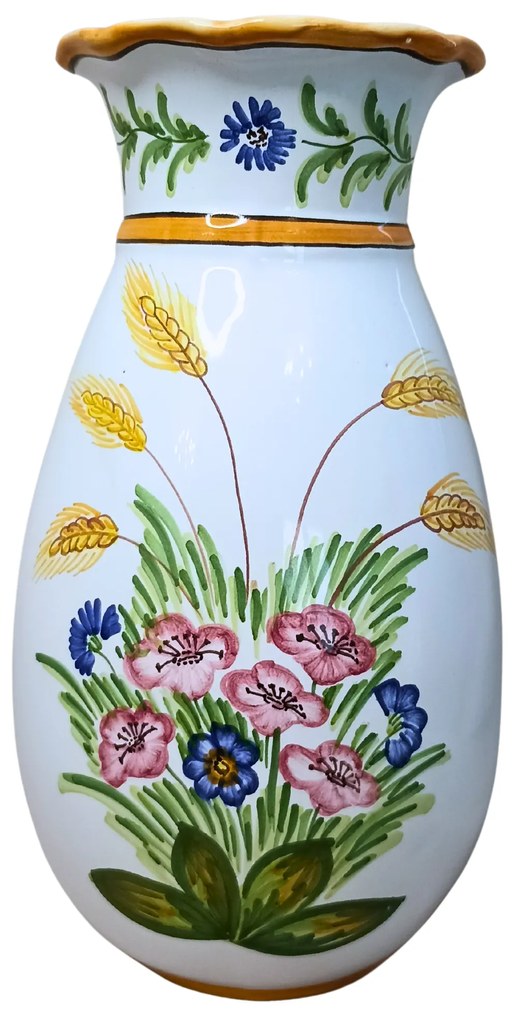 Vază ceramică striată model Maci 24cm