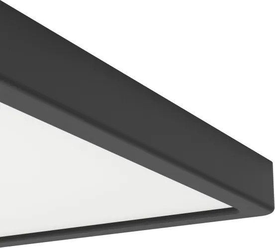 Plafonieră LED pentru baie Eglo FUEVA LED/13W/230V 29x29 cm IP44 negru - 901331