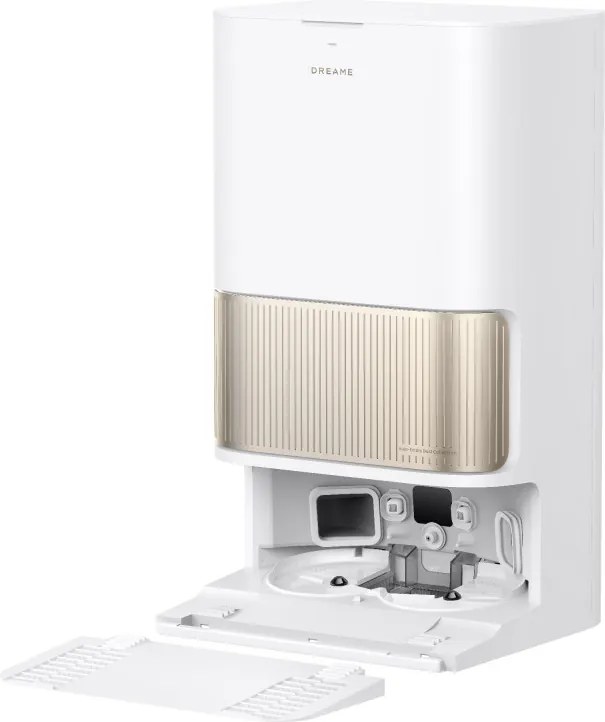 Aspirator robot Dreame L40s Pro Ultra RLL74CE, 19000 Pa, 5200 mAh, 60 W, Pana la 168 m², Statie de incarcare, golire automata si autocuratare, Autonomie de 180 min, Alb