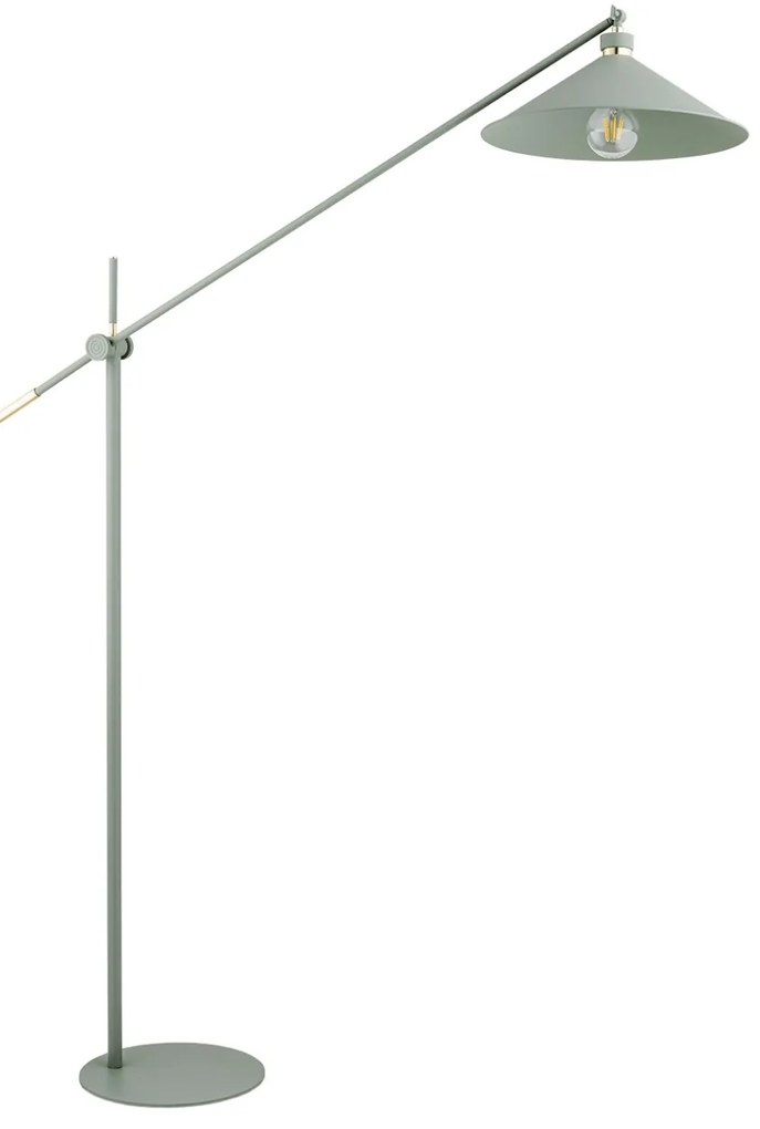 Lampadar de podea reglabil stil industial NASHVILLE salvie