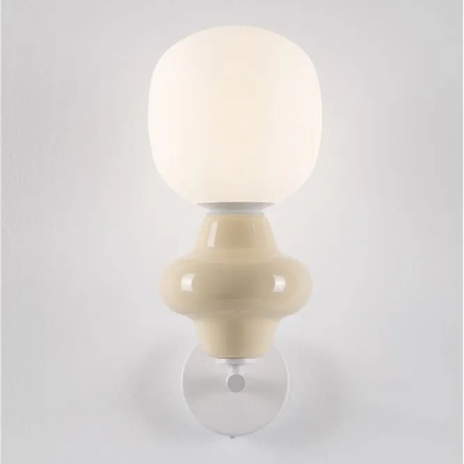 Aplica de perete din ceramica design modern CHIC galben