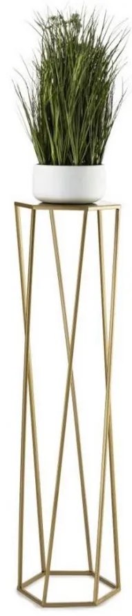 Suport pentru flori 100x24 cm, culoare aurie