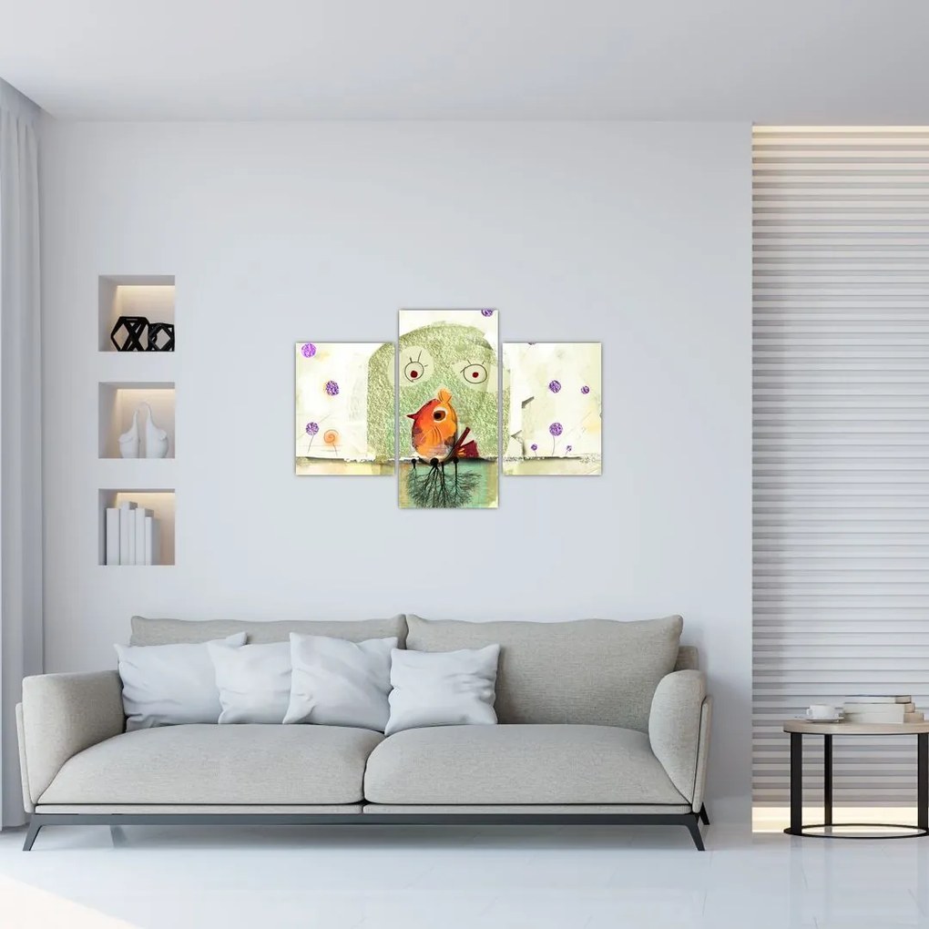 Tablou - Sufletul unei păsări (90x60 cm)