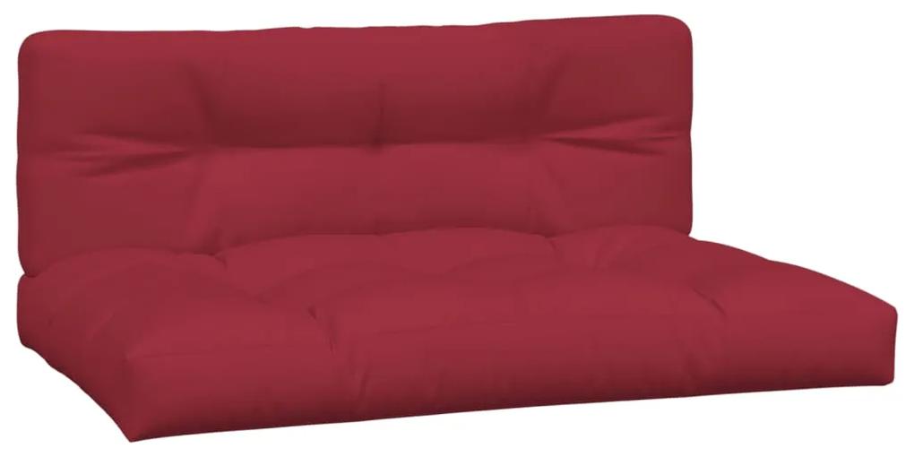 Perne pentru canapea din paleti, 2 buc., rosu vin 2, Bordo, 120 x 80 x 10 cm