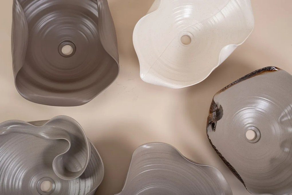 Lavoar ceramic pentru blat REA HM-66TB Handmade ART