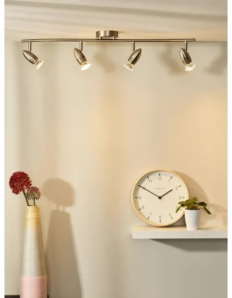 Lucide 13955/20/12 - Lampa spot LED CARO-LED 4xGU10/5W/230V crom