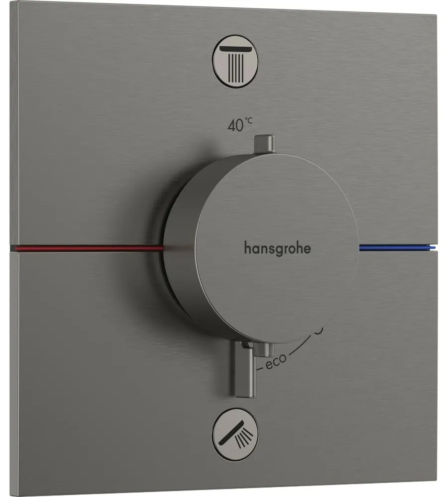 Baterie dus termostatata incastrata crom periat Hansgrohe ShowerSelect Comfort E 2 functii