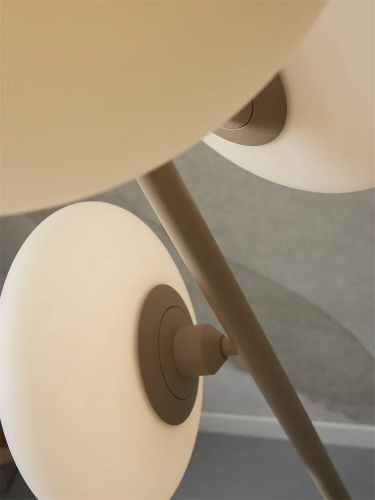 Lampadar/Lampa de podea design modern Sapporo 3 alb/sand