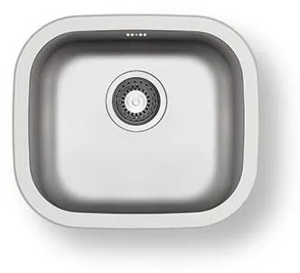 Pyramis 100080101 - Chiuvetă de bucătărie KIBA SQUARE 46,5x40,5 cm