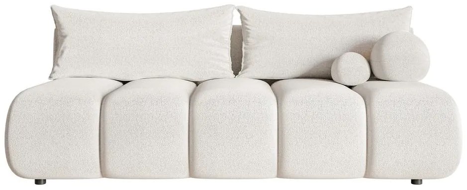 Canapea trei locuri Didier mini (crem + negru). 1100573