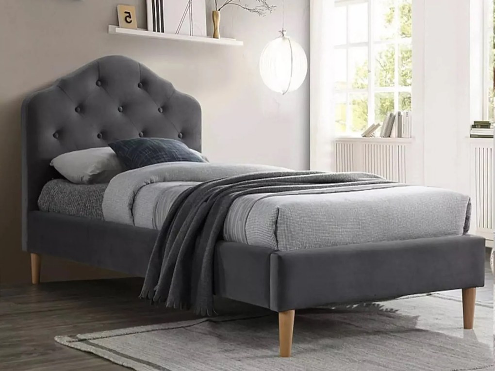 Pat tapitat Cloe 90x200 culori