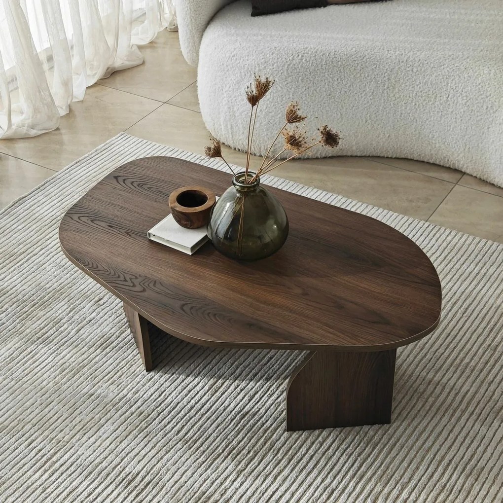 Măsuță de conferință Rock Walnut