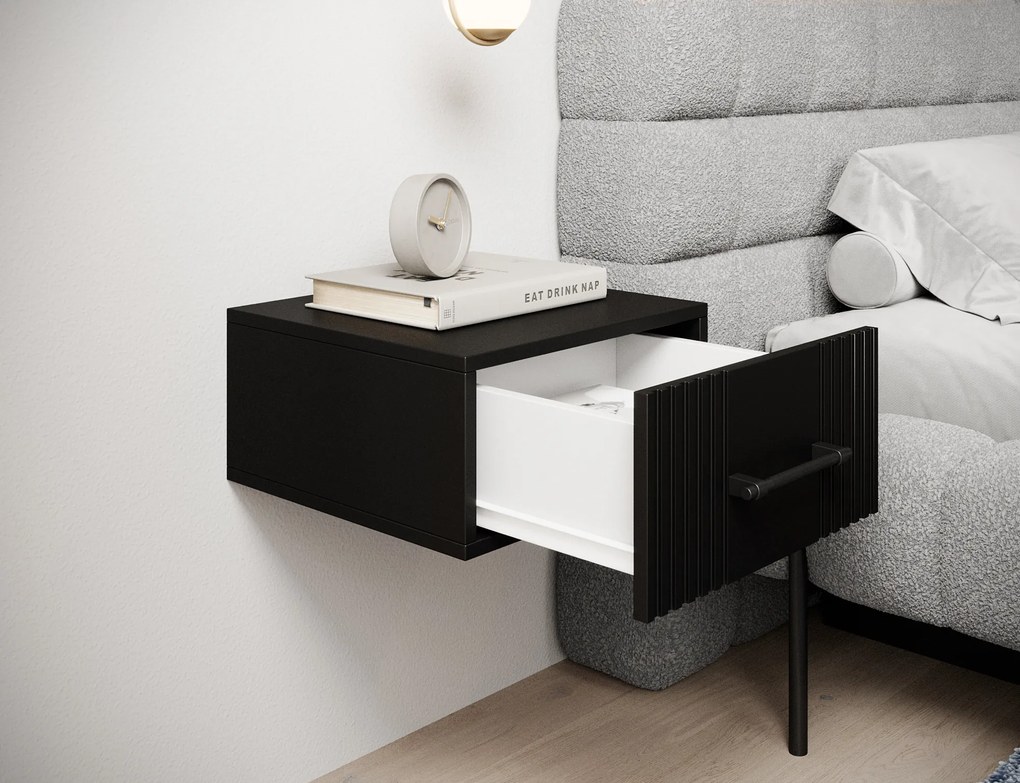 Noptiera suspendata RAFTT 40x20x44 cm, negru