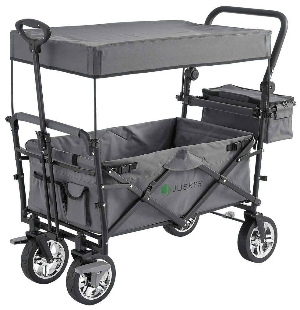 Camion de mână cu acoperiș gri închis