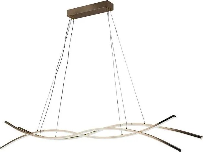 Lustră LED dimabilă aplicată LED/80W/230V 3000-6500K + telecomandă