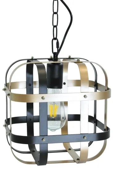 Lustră pe lanț KLATKA 1xE27/10W/230V